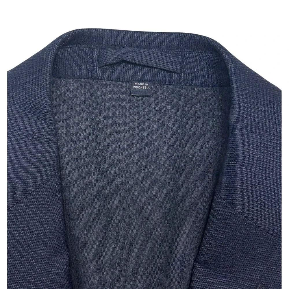 Jos A Bank 40S Navy Blue Traveler Blazer Jacket Sport Suit Coat Wool Stretch